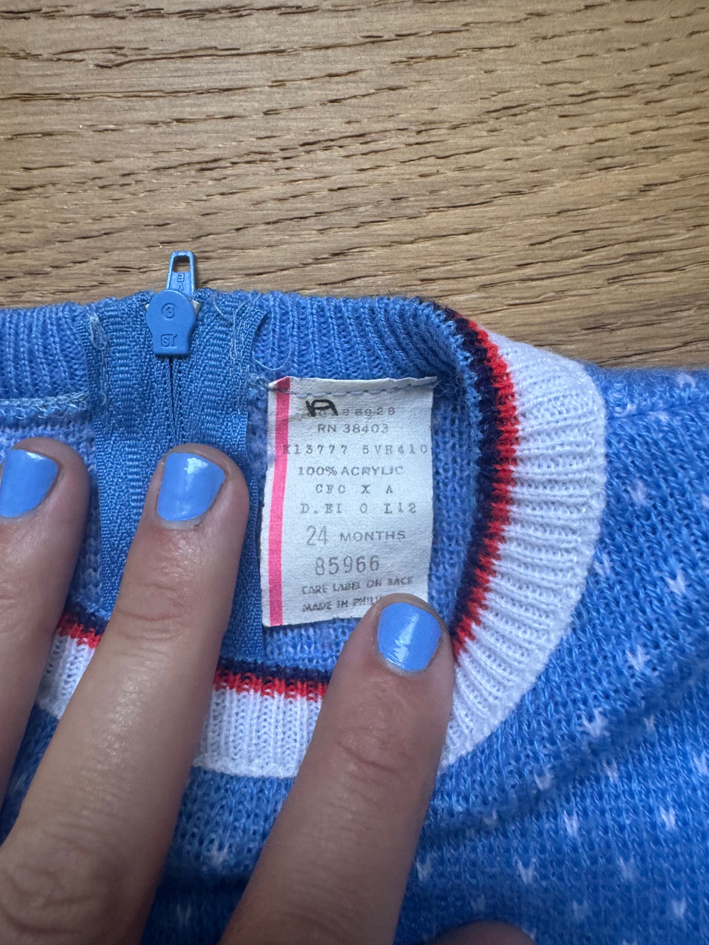 18-24 months | Vintage Toddler Penguin Puffer Vest and Sweater Combo