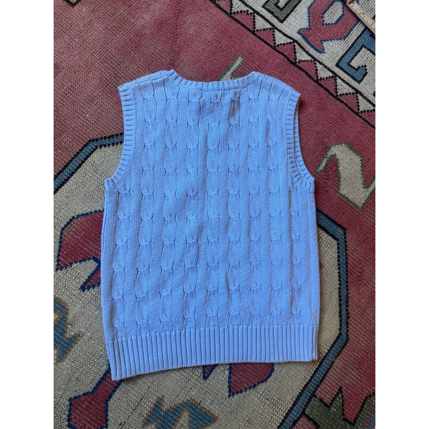 Ralph Lauren | Cable Knit Sweater Vest Blue | Size 6T