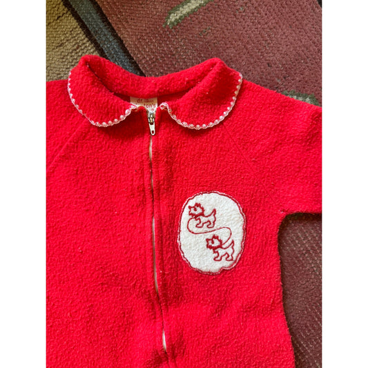 Vintage Knit Toddler Jumpsuit | 24 months 2T