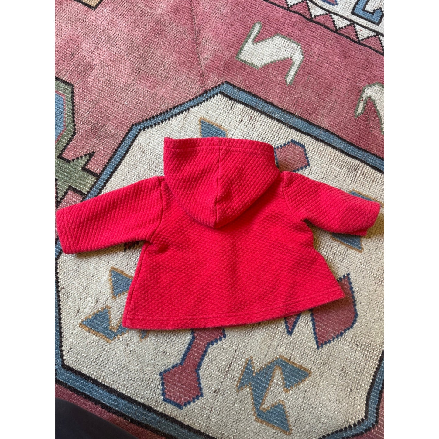 Little Wonders Baby Girl Red Hooded Jacket | 0-3M