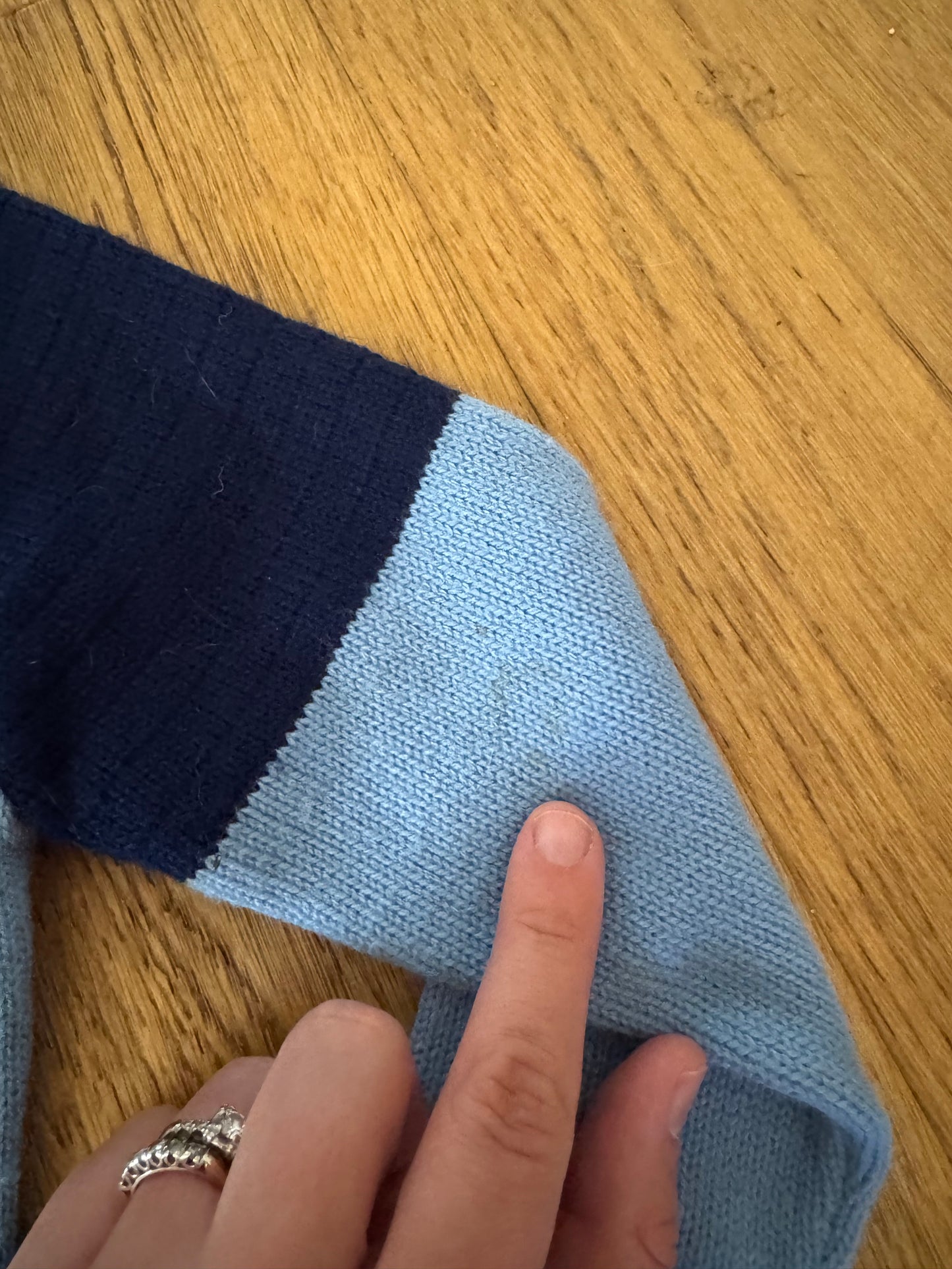 Vintage Blue Toddler Space Cardigan