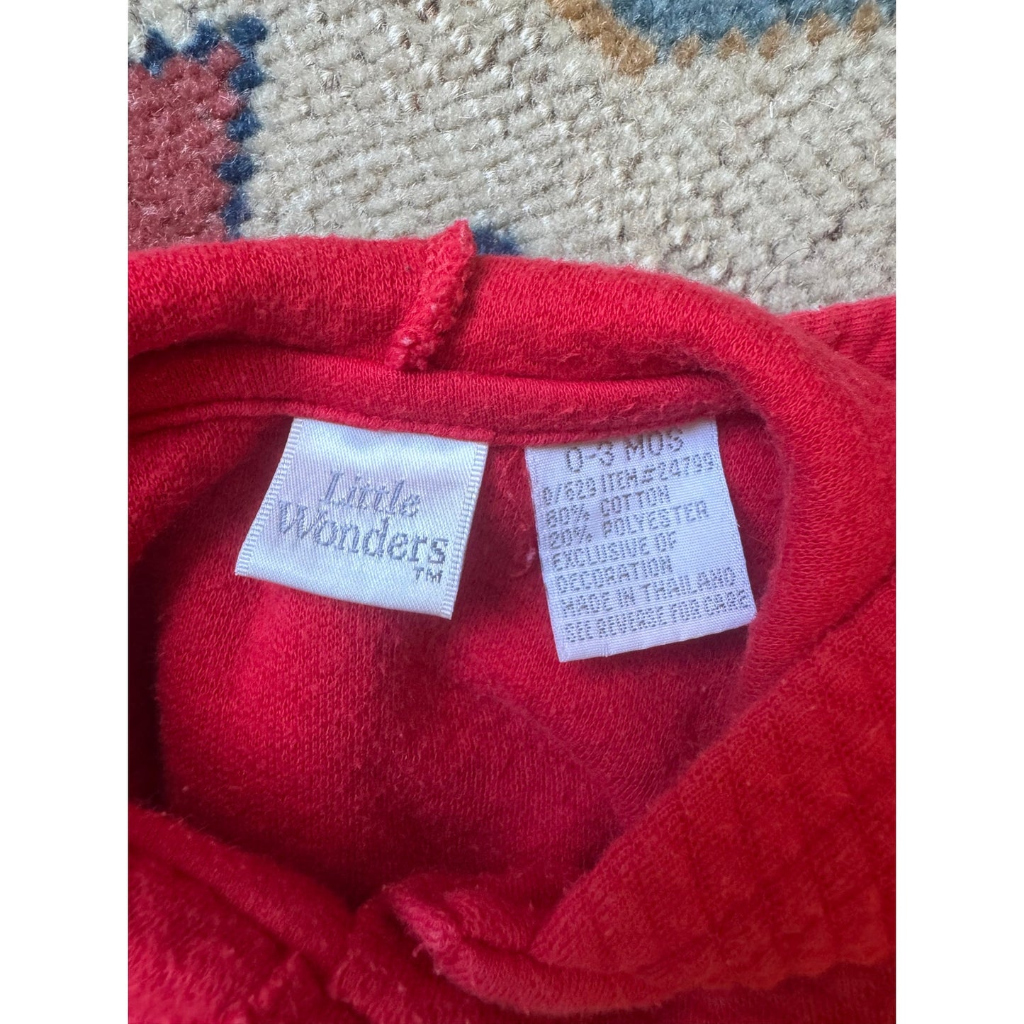 Little Wonders Baby Girl Red Hooded Jacket | 0-3M